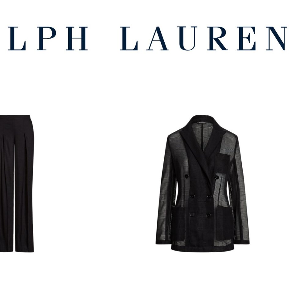 Ralph Lauren blazer and pleated pants